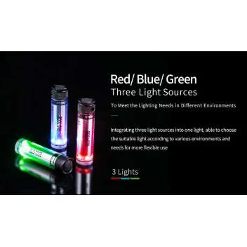 Marqueur Lumineux Glo-Toob Aurora Rouge/Vert/Bleu