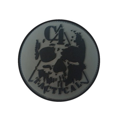 Patch 3D PVC "C4 TACTICAL" Basse Visibilité 8cm