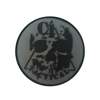 Patch 3D PVC "C4 TACTICAL" Basse Visibilité 8cm