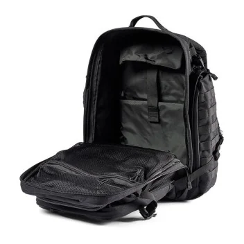 511-56565 Sac à dos RUSH 72 2.0 019 Noir ADAROM ouvert