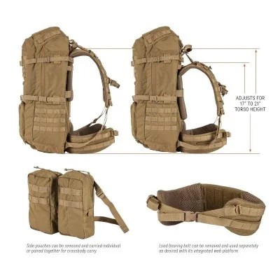 Sac à dos modulaire RUSH 100, 60 litres KANGAROO