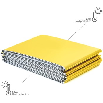 Couverture De Survie Thermique Isolante RESCUE - Achat Vente Pas Cher