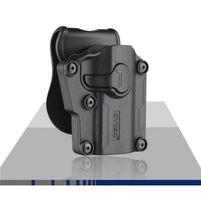 Holster OWB Polymère Mega-Fit universel réglable Noir