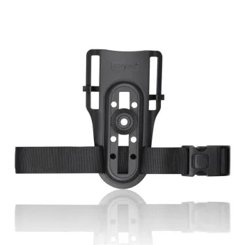 Porte Holster Bas 360° Polymère Noir