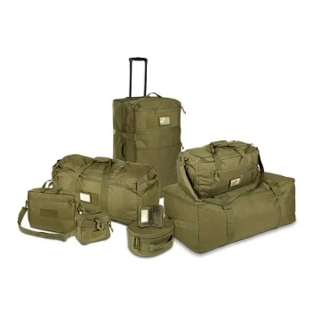 Sac de transport à roulettes 120 litres Transall Vert Od