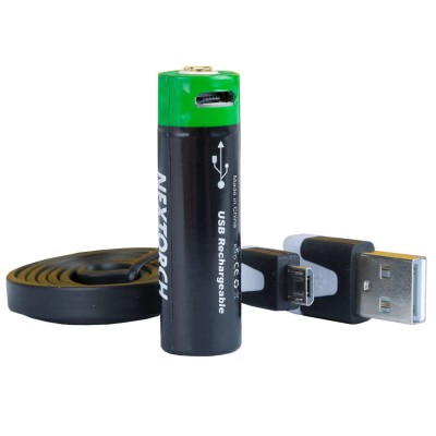 Batterie Rechargeable 14500 USB Li-Ion 3.6V 750 mAh