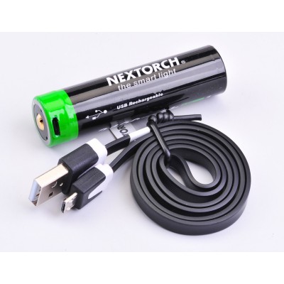 Batterie Rechargeable 18650 USB Li-Ion 3.6V 3400 mAh