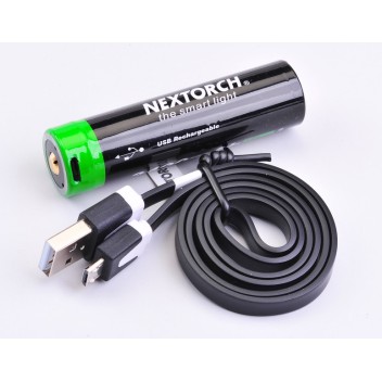 Batterie Rechargeable 18650 USB Li-Ion 3.6V 3400 mAh