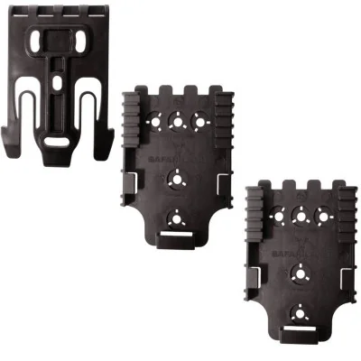 Connecteur QLS Safariland Kit 3 – Fourche et Plaques de Montage – Noir