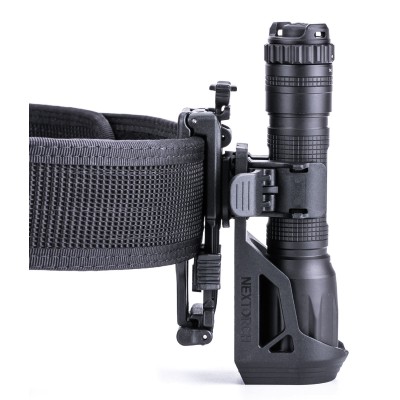 Étui Ceinture Tactique Pour Lampe Torche Avec Clip Rotatif 360° - Neuf