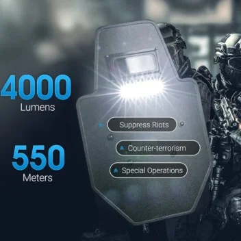 Lampe pour Bouclier Focalisable P20 4K 4000 lumens