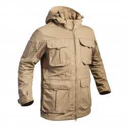 Veste longue de combat Fighter tan