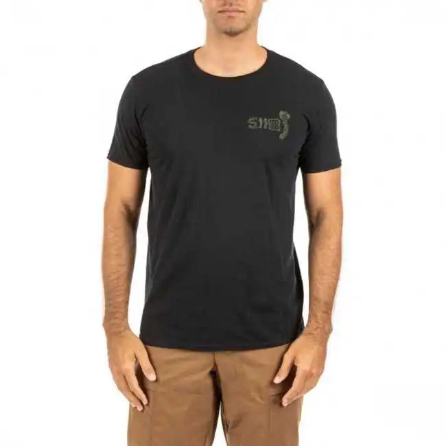 T-shirt CHIP AXE - noir