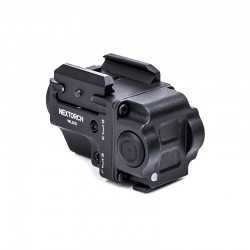 Lampe D'arme Nextorch WL21R – 650 Lumens + Laser Rouge – Fixation Rail – NEUF