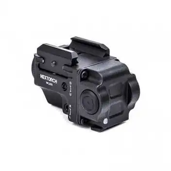 Lampe Tactique pour Pistolet + Laser Vert 650 Lumens - WL22G