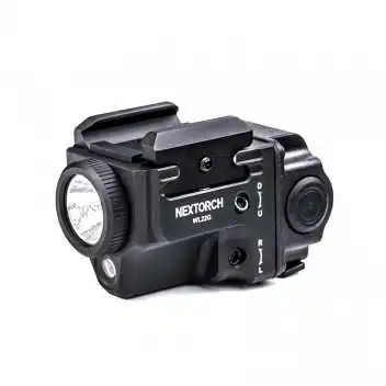Lampe Tactique pour Pistolet + Laser Vert 650 Lumens - WL22G