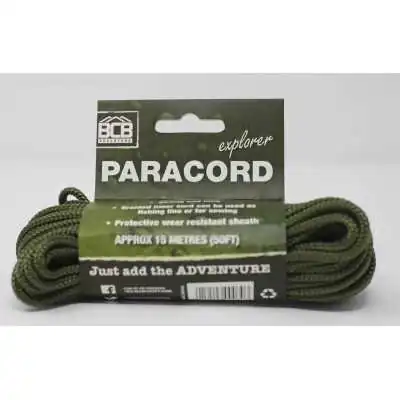 Paracorde Olive Green 15m BCB