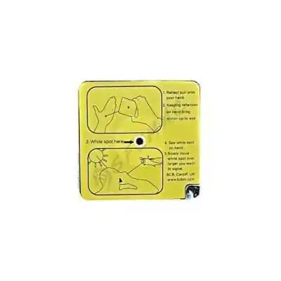 Miroir MAYDAY 2 de Signalisation 5X5cm BCB
