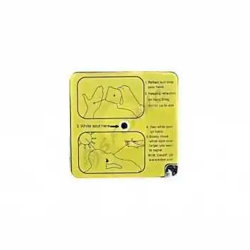 Miroir MAYDAY 2 de Signalisation 5X5cm BCB