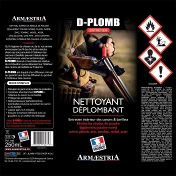 D-PLOMB DEPLOMBANT POUR NETTOYAGE INTERIEUR DES CANONS.