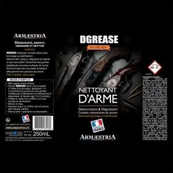 DEGREASE NETTOYANT DESINCRUSTANT DEGRAISSANT 250ML