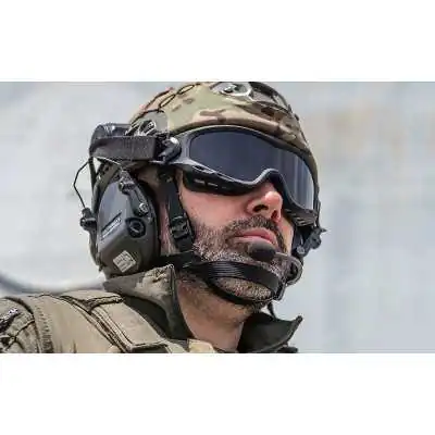 Masque Balistique Wiley X SPEAR Noir – Lentilles Fumés/Incolores