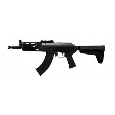 Réplique longue 6mm AK74U Tactical noir 1.2J