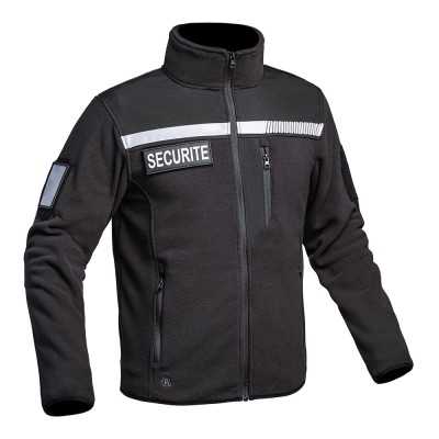 Veste polaire HV-TAPE Sécu-One sécurité noir