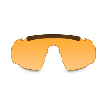 Lunettes de protection balistiques Saber Adv. Noir écrans fumé/orange