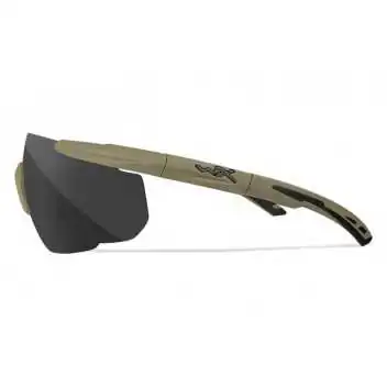 Lunettes Balistiques Wiley X Saber Advanced Tan – Verres Fumé/Incolore/Orange