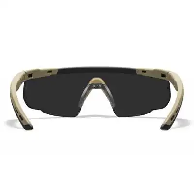 Lunettes de protection balistiques Saber Adv. tan écrans fumé/incolore/orange