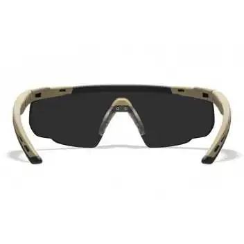 Lunettes de protection balistiques Saber Adv. tan écrans fumé/incolore/orange