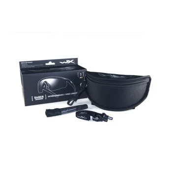 Lunettes de protection balistiques Saber Adv. tan écrans fumé/incolore/orange