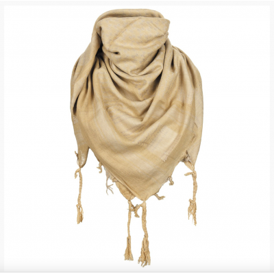 Shemagh 100% Coton 110x110cm Coyote