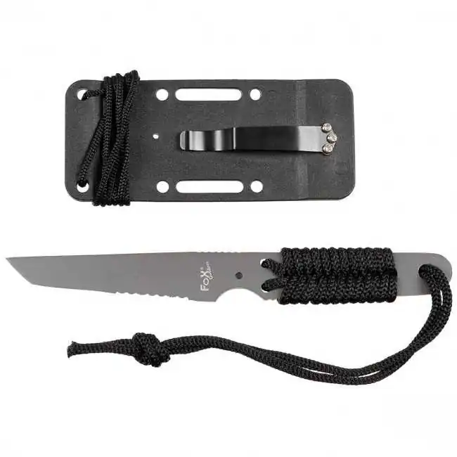 Couteau Action I FOX – Lame Tanto, Manche cordé