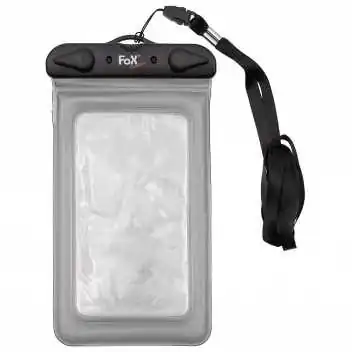 Pochette Smartphone imperméable transparent/noir Fox