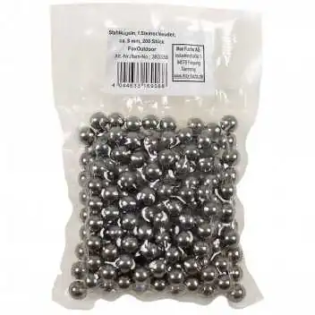 Billes d'acier pour fronde 8 mm 200 pièces Fox