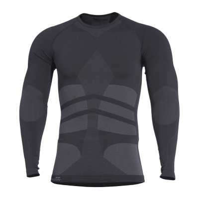 Maillot technique manches longues PLEXIS 01 - Noir