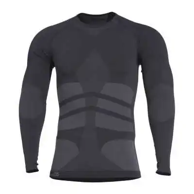 T-Shirt technique manches longues PLEXIS 01 - Noir