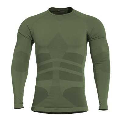 Maillot technique manches longues PLEXIS 06CG - Camo Green