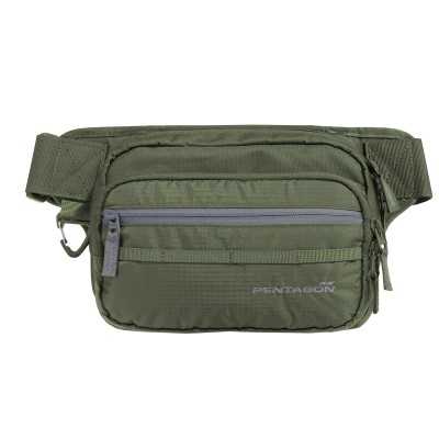 Sacoche banane porte discret RUNNER 06 - Vert Olive