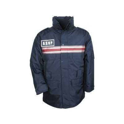 PARKA MICROPOREUX BLOOSTER A.S.V.P. BANDE BORDEAUX -FIN DE SERIE- R