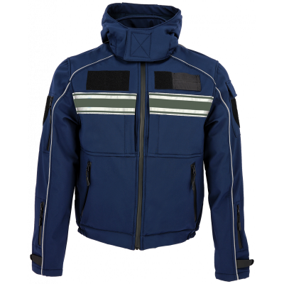 VESTE SOFTSHELL IRON BANDE VERTE