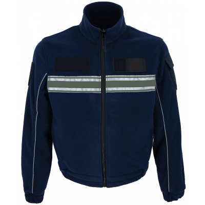 VESTE POLAIRE ZIP POLAR BANDE VERTE