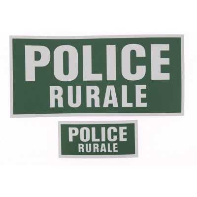 JEUX FLAP S VELCRO POITRINE DOS RETRO POLICE RURALE FOND VERT