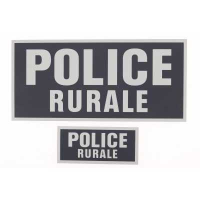 JEUX FLAP S VELCRO POITRINE DOS RETRO POLICE RURALE FOND BLEU