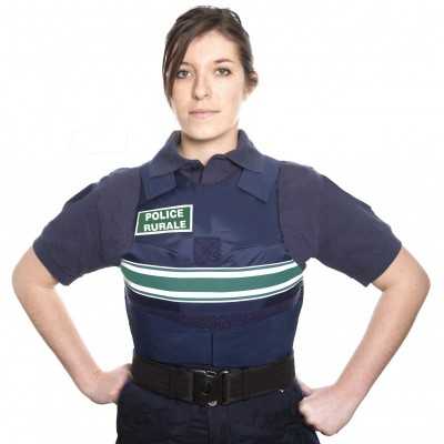 GILET PARE BALLES POLICE RURALE PM FEMME