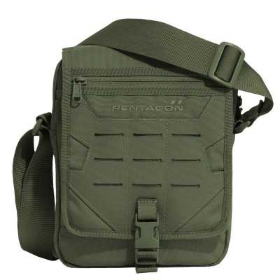 Sacoche bandoulière molle MESSENGER 06E - Olive Green