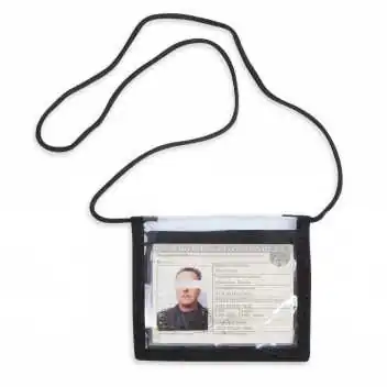 Porte Carte D'identité de Cou 10x14cm TT 040 NOIR