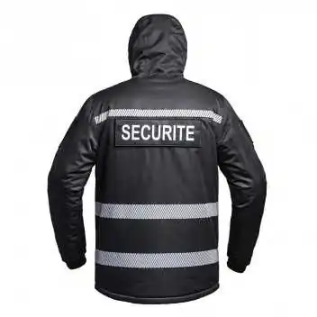Parka Hardshell SÉCU-ONE WF 150 HV-TAPE Sécurité noir A10